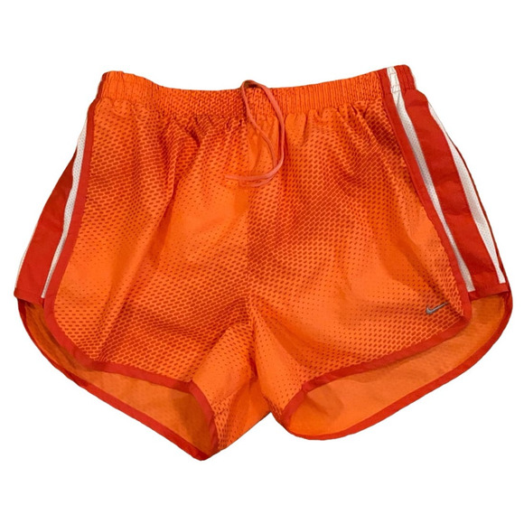 Nike Dri-FIT Brief Lined Orange Running Athletic Cross Fit Fitness Shorts Size S - Picture 1 of 7